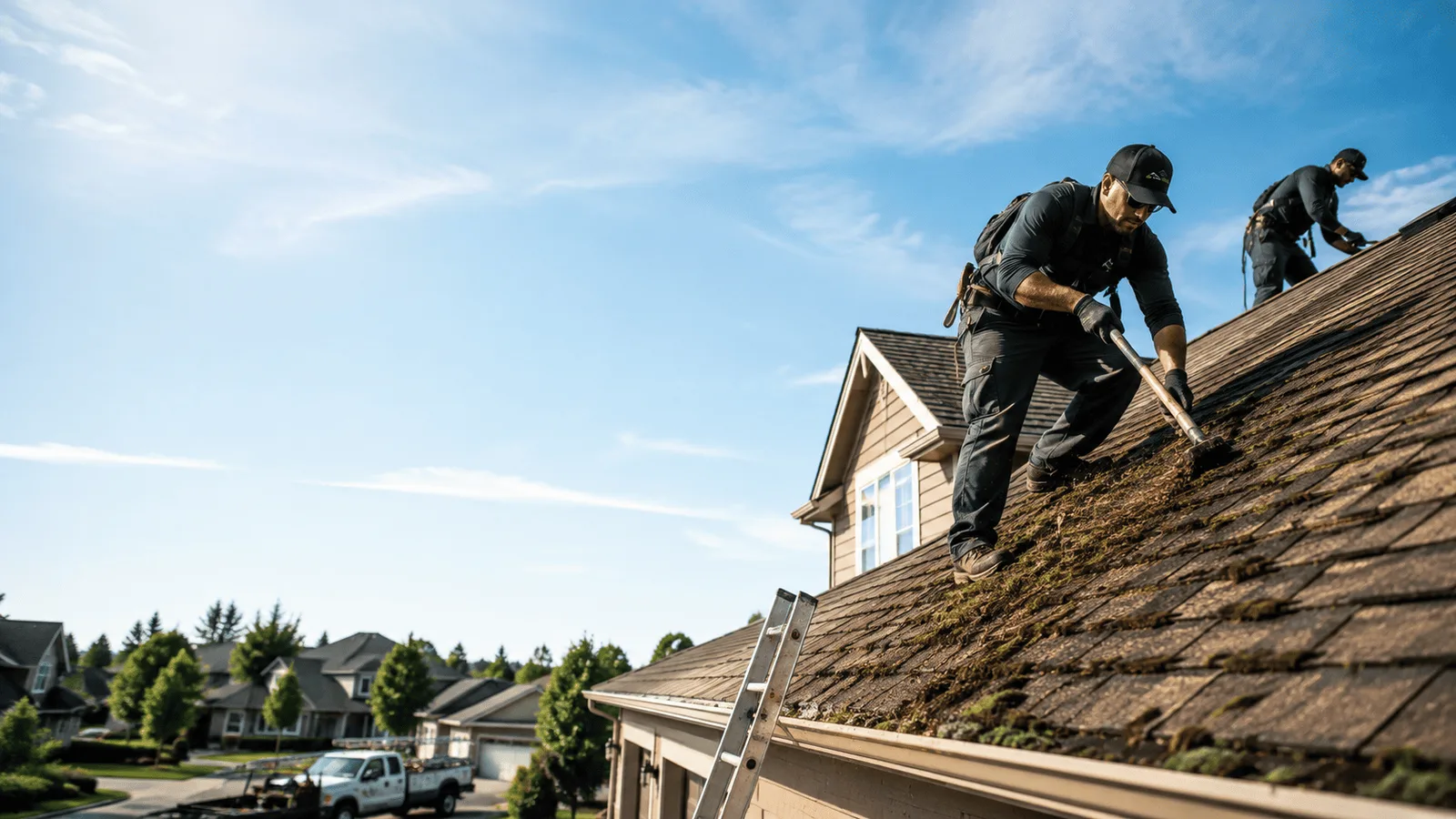 Roof Moss Removal in Hanover, IL near me